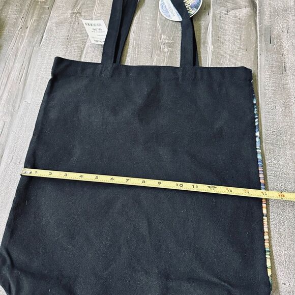 Goldendoodle Dog Starry Night Van Gogh Canvas Tote Bag - Picture 3 of 4